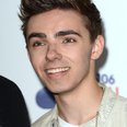 The Wanted's Nathan backstage at the Summertime Ba