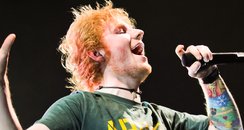 Ed Sheeran performs in London