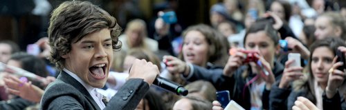 Harry Styles of One Direction performs on NBC's 'T