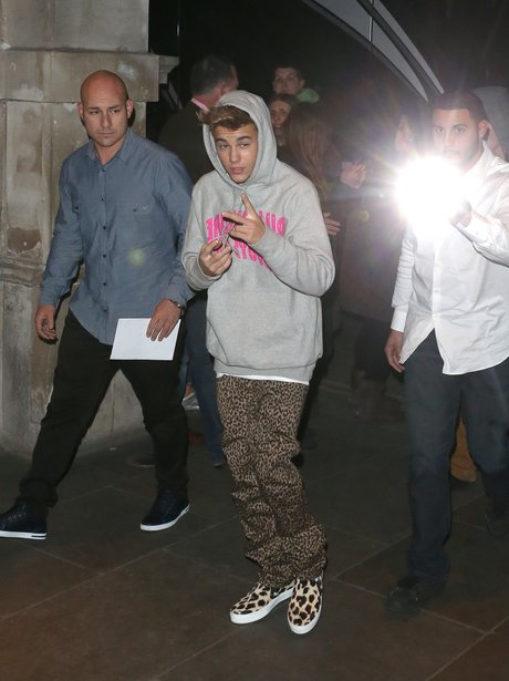 Justin Bieber in London