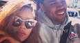 Rihanna and Chris Brown on Instagram
