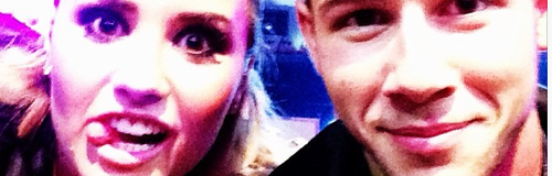 Nick Jonas and Demi Lovato instagram 