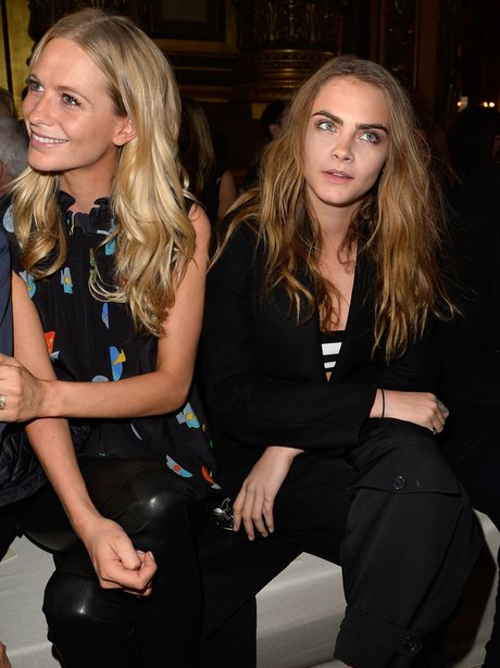 Sisters on the #frow! Cara and Poppy Delevingne watch the Stella ...